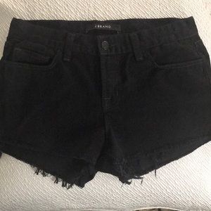 J Brand never been worn black cut off denim shorts
